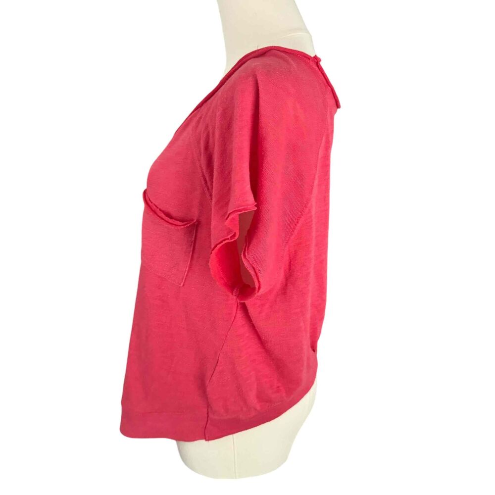 We The Free Top Boxy TShirt Versatile Lagenlook Boho Relaxed Artsy Lightweight - Picture 3 of 13